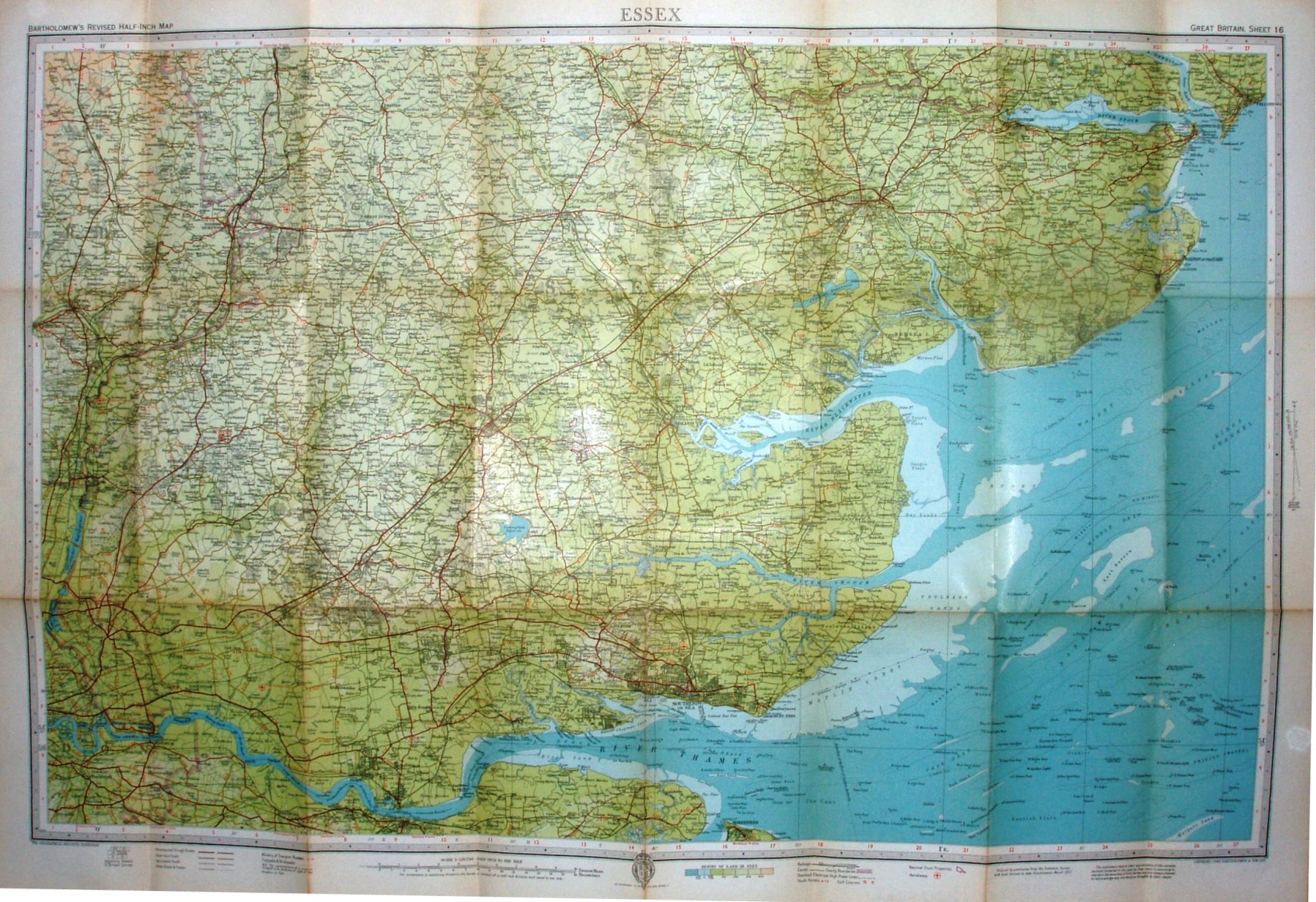 Bartholomew 1957, Sheet 16
